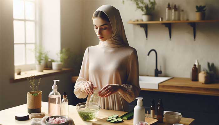 اسپری صورت خانگی