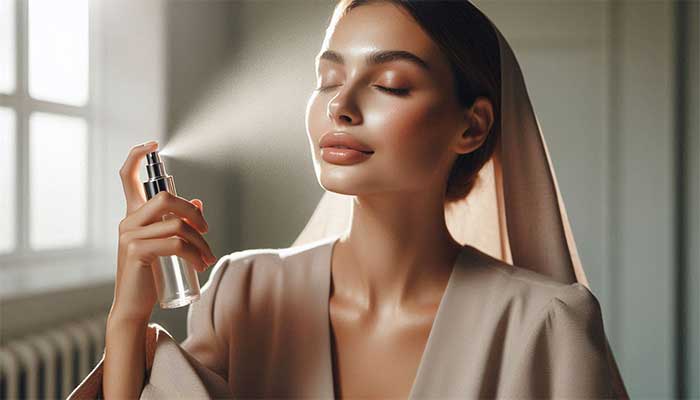 اسپری صورت خانگی
