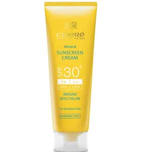 روتین پوستی کرم ضدآفتاب سینره