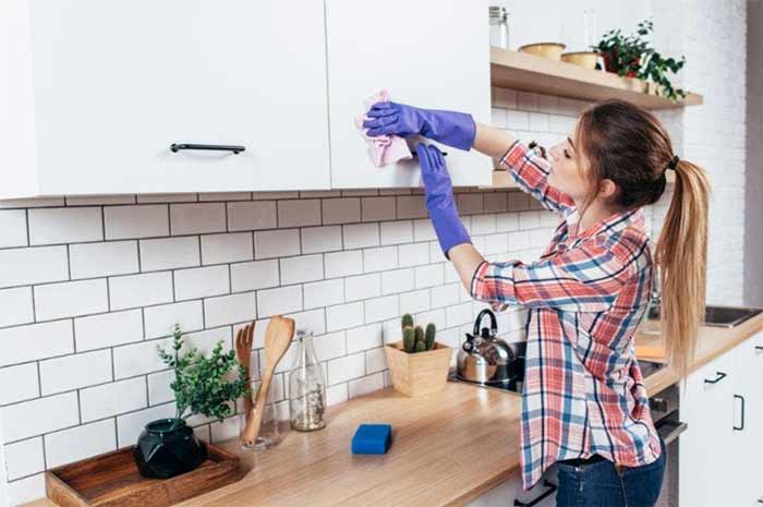 ترفند آشپزخانه تمیزی سریع