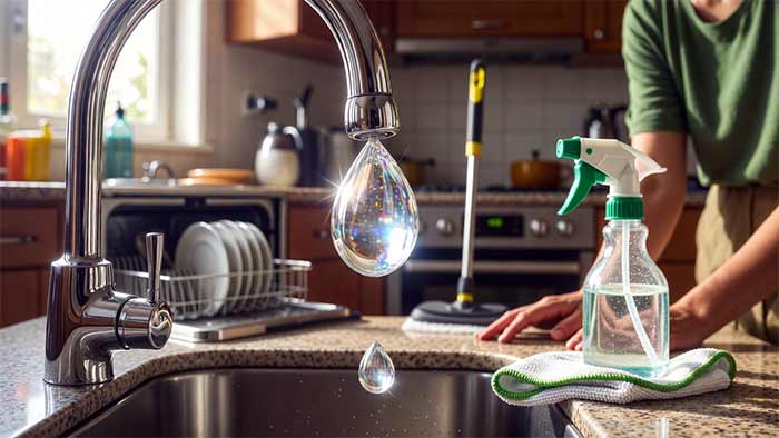 مدیریت آب در آشپزخانه: جایی که آب مثل رودخانه جریان دارد