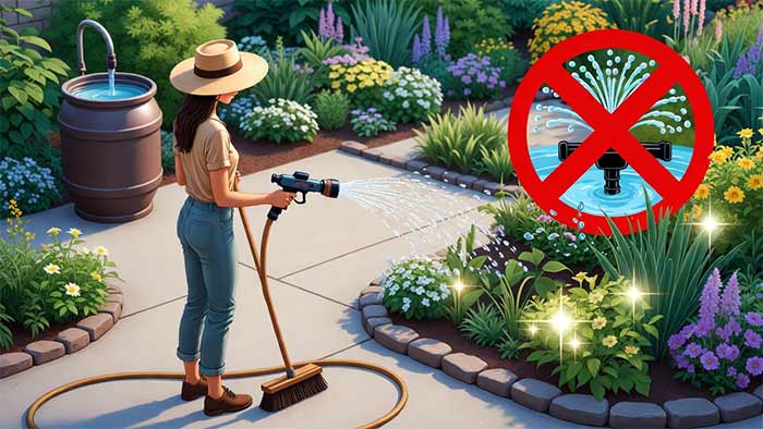 حیاط و فضای خارجی: سبز ماندن بدون آبیاری بی‌رویه