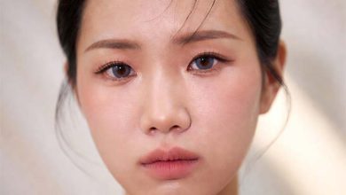 آرایش کره ای ها قبل و بعد+ میکاپ چینی قبل و بعد (12 نمونه)