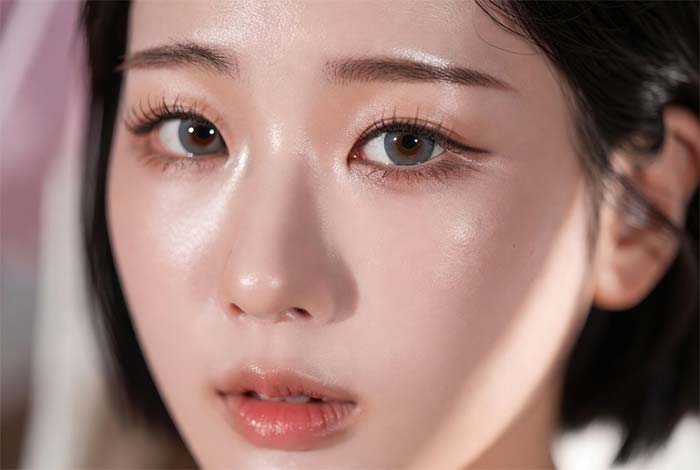 معماری معصومیت با ابروهای صاف و چشم توله‌سگی