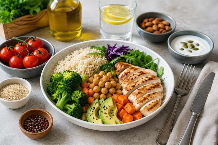 غذای پر پروتئسن و رژیمی