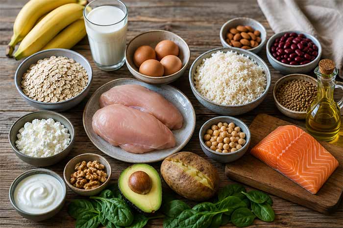 غذای سالم برای بدنسازان 