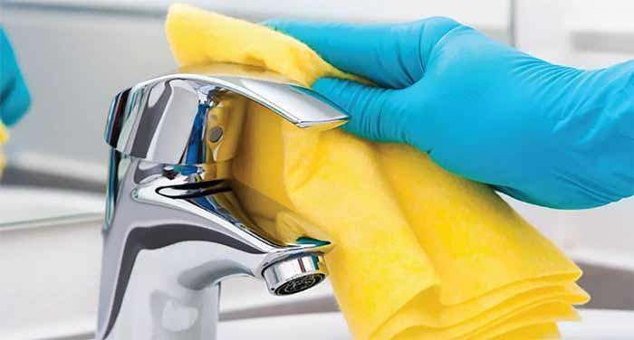 تمیز کردن شیرآلات 