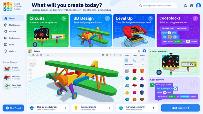 Tinkercad (تینکرکد)؛ ساده‌ترین نرم افزار طراحی سه‌بعدی برای شروع یادگیری